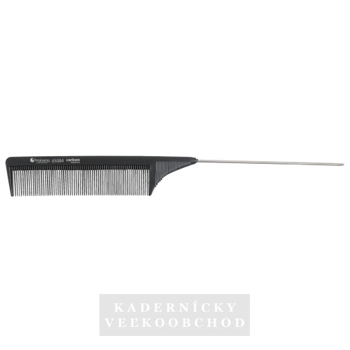 Tupírovací karbónovy hrebeň s hrotom Hairway 23cm